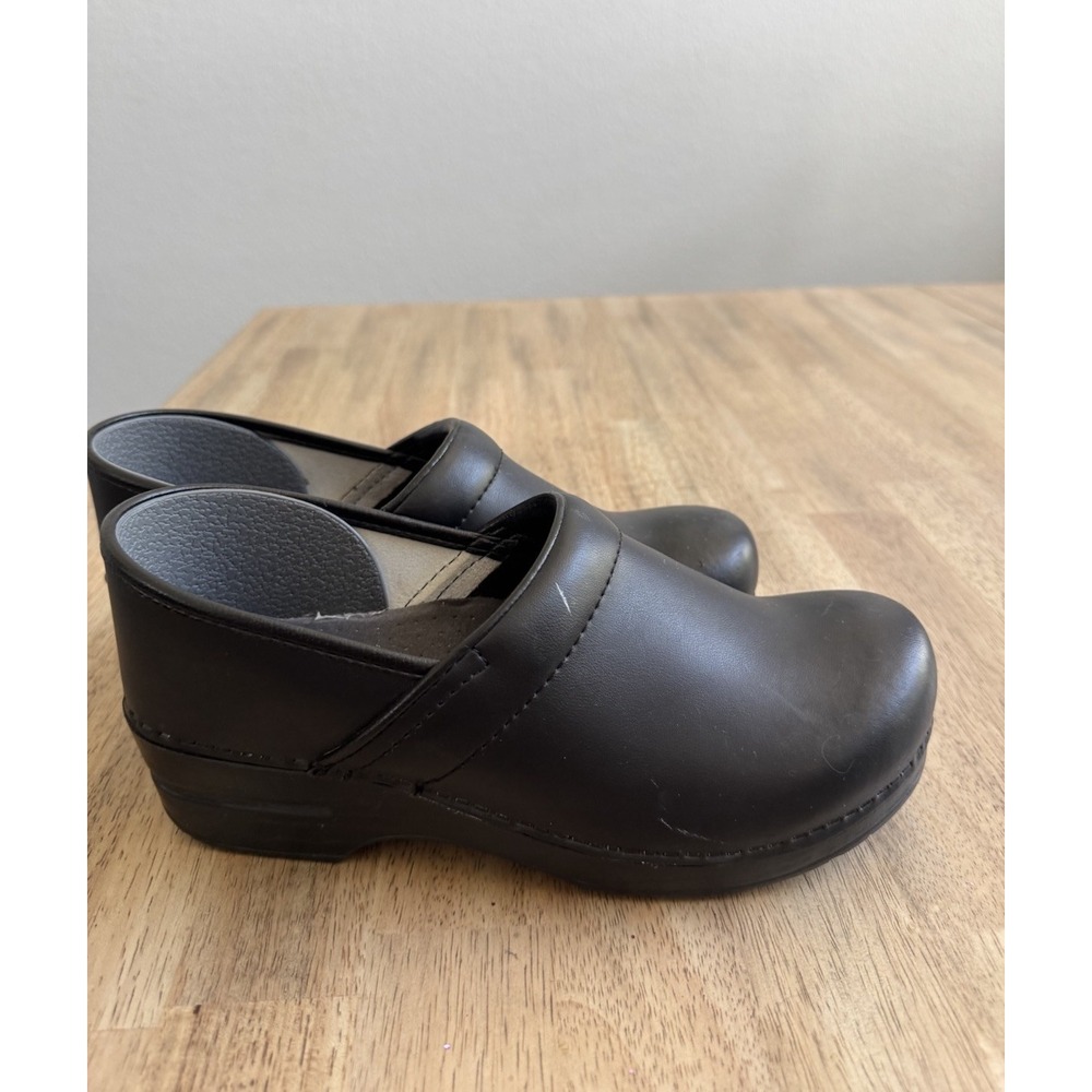 Dansko Clogs Womens Black 40 Black Leather